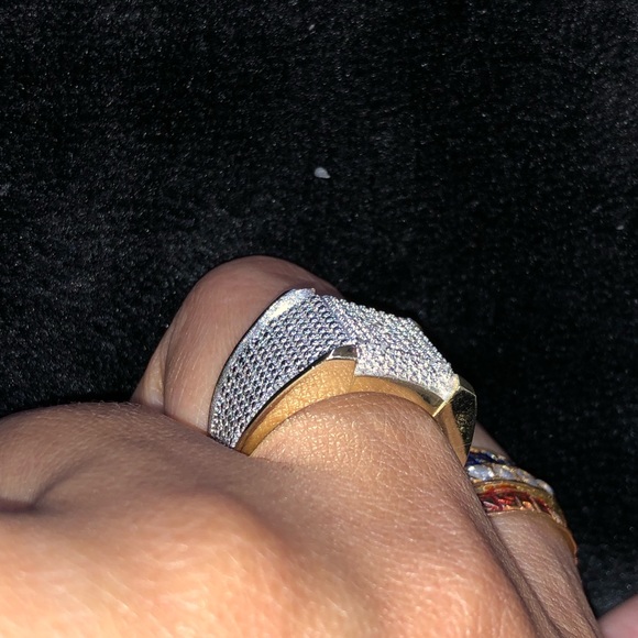 REAL DIAMOND Ring not CZ not moissanite UNBEATABLE - Picture 5 of 10